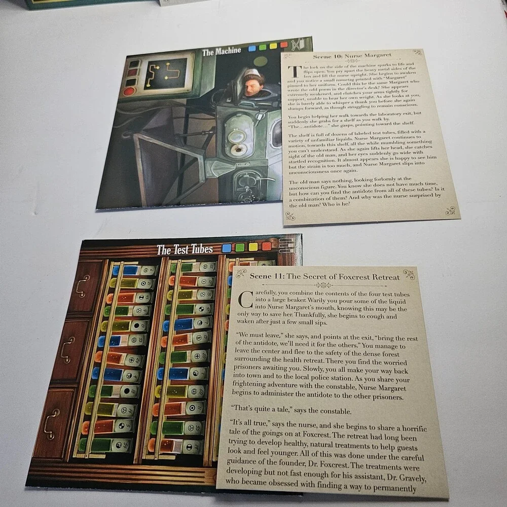Escape the Room Secret of Dr. Gravely's Retreat Escape Room in a Box Complete